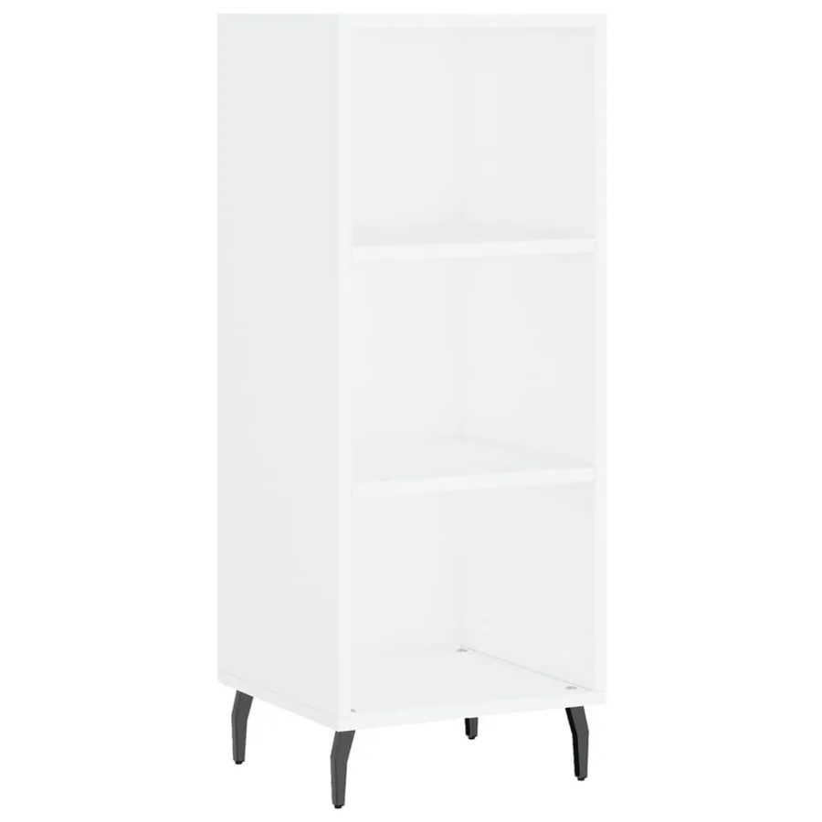 Buffet blanc 34,5x32,5x90 cm bois d'ingénierie - 2
