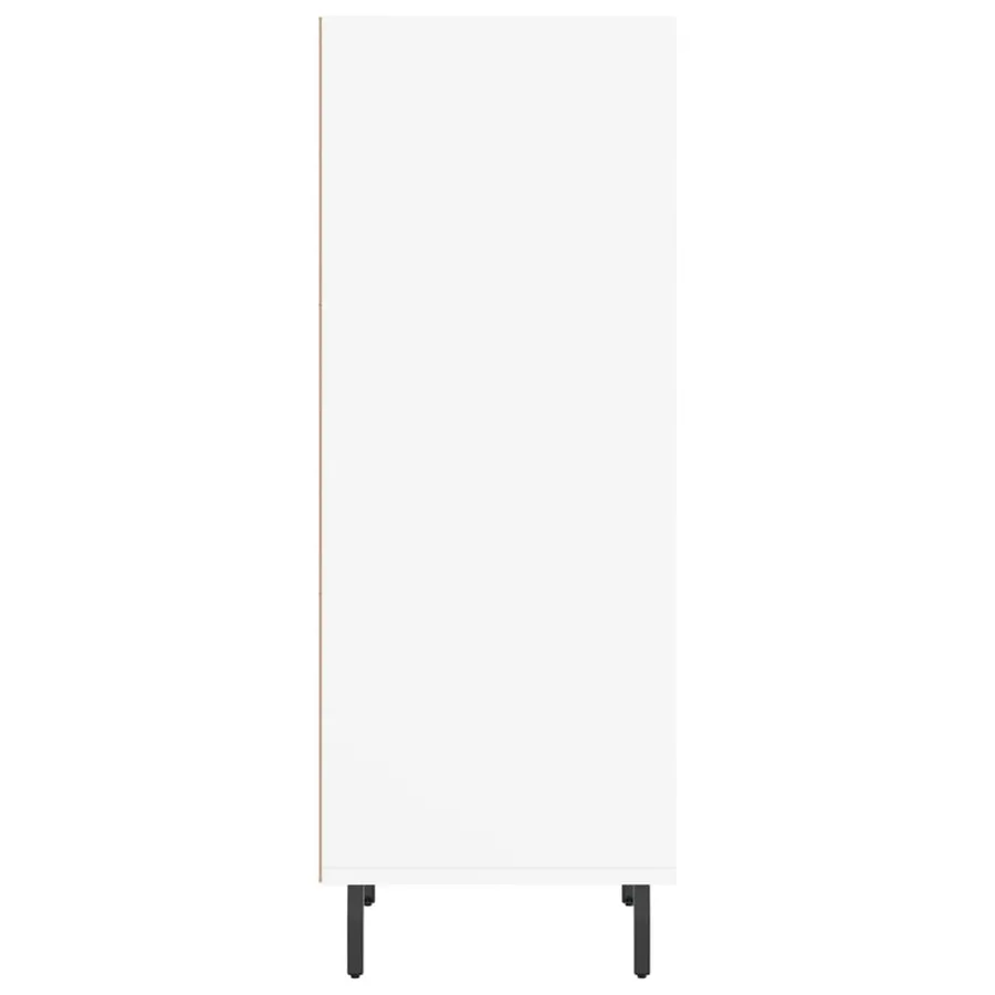 Buffet blanc 34,5x32,5x90 cm bois d'ingénierie - 5