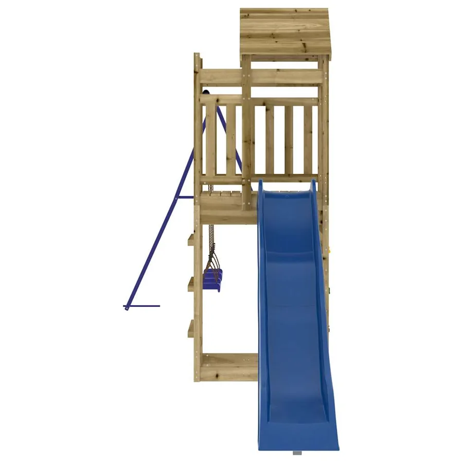 Aire de jeux d'extérieur bois de pin imprégné - 6
