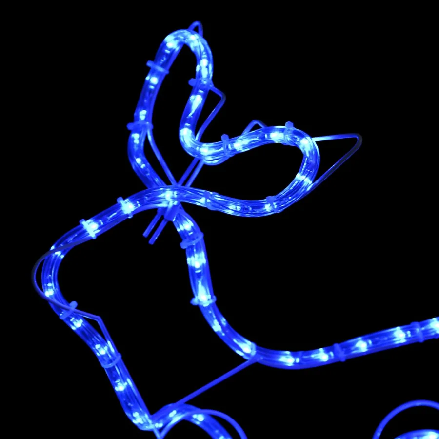 Décoration de Noël d'extérieur Renne et traîneau 576 LED - 6