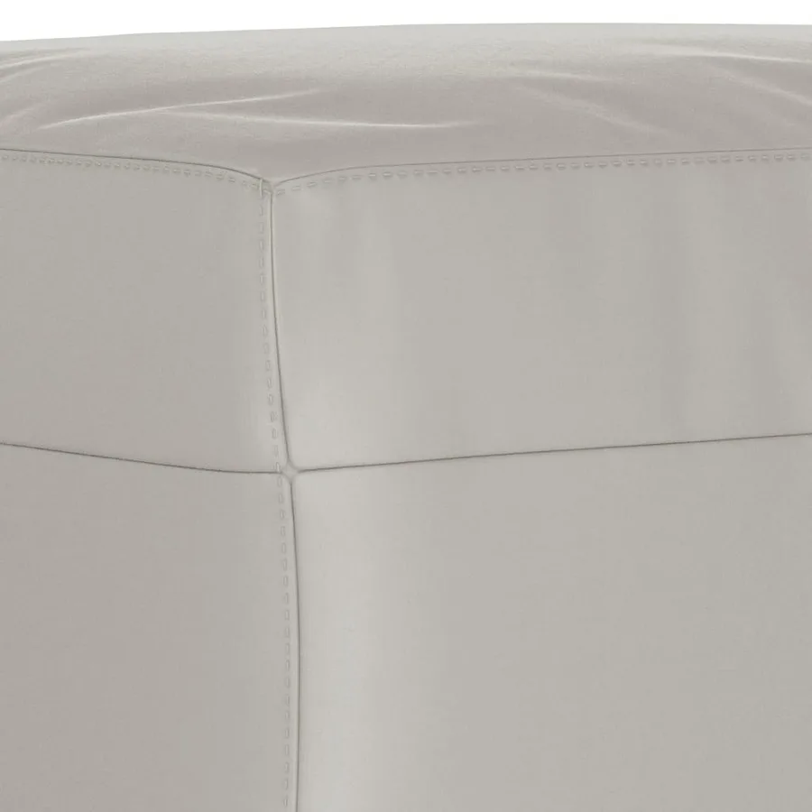 Banc Gris clair 70x35x41 cm Tissu microfibre - 5