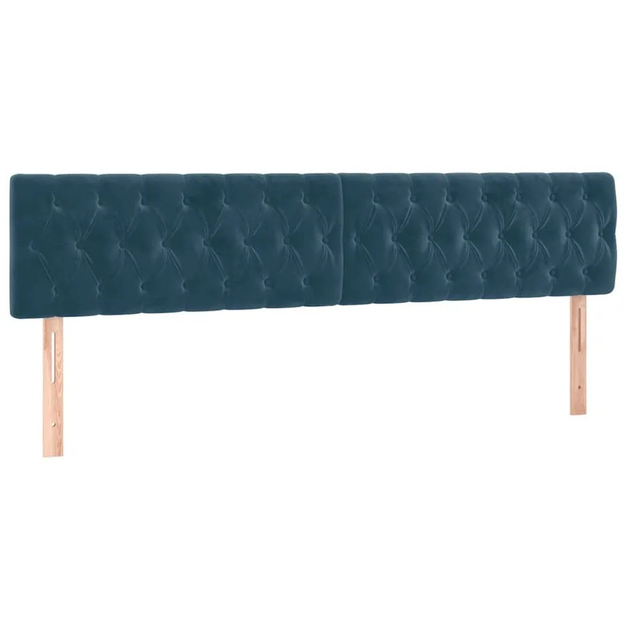 Sommier à lattes de lit avec matelas LED Bleu foncé 200x200 cm - 7