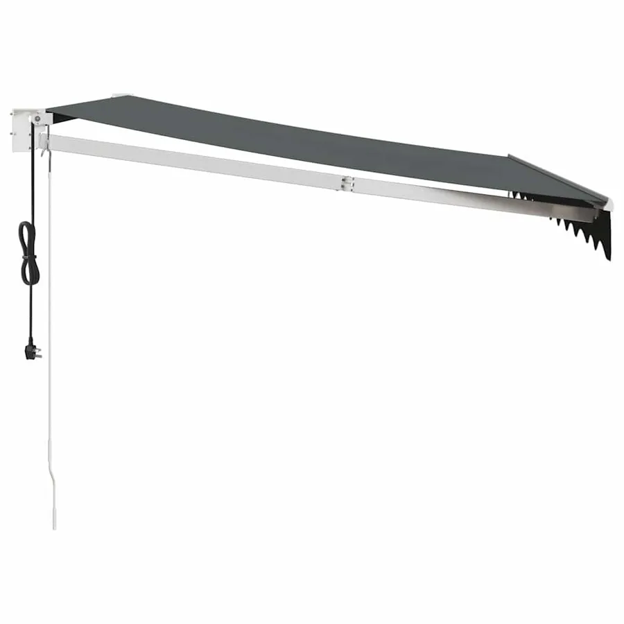 Auvent rétractable automatique anthracite 3x2,5 m - 6
