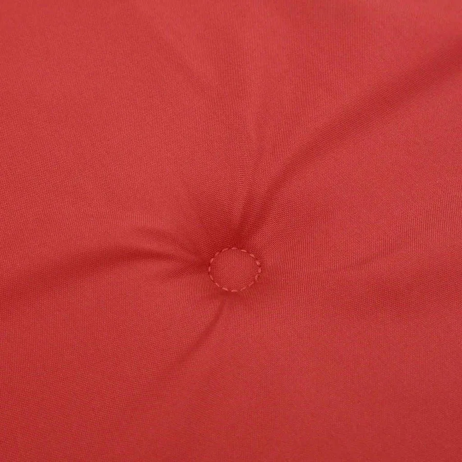 Coussin de banc de jardin rouge 200x50x3 cm tissu oxford - 5