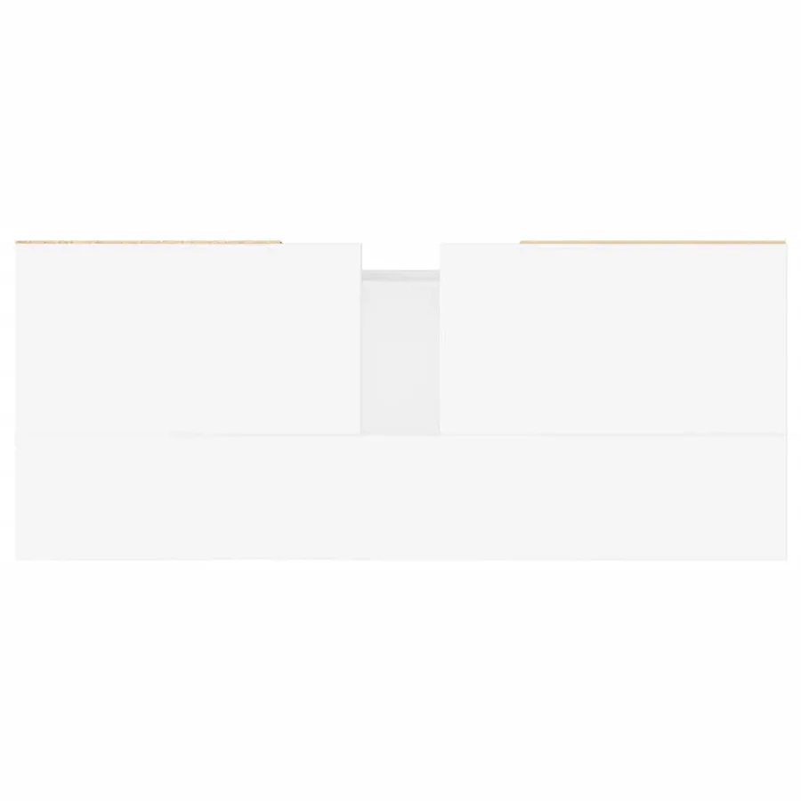 Armoire de salle de bain blanc brillant 80x33x60 cm - 9