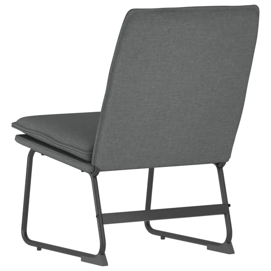 Chaise longue Gris foncé 52x75x76 cm Tissu - 5