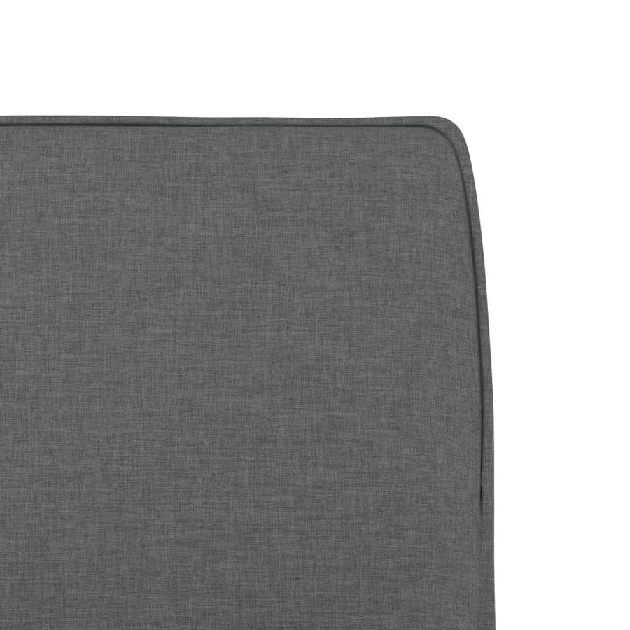 Chaise longue Gris foncé 52x75x76 cm Tissu - 6