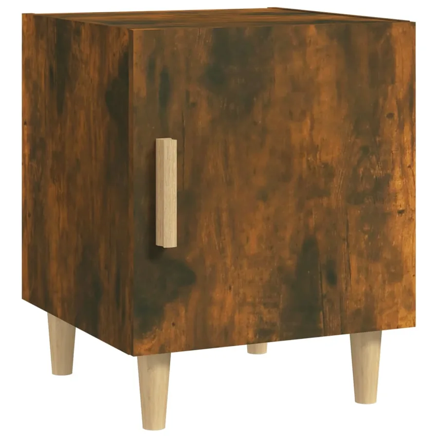 Table de chevet Chêne fumé Bois d'ingénierie - 2