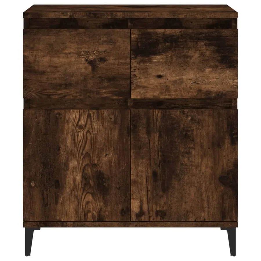Buffet Chêne fumé 60x35x70 cm Bois d'ingénierie - 7