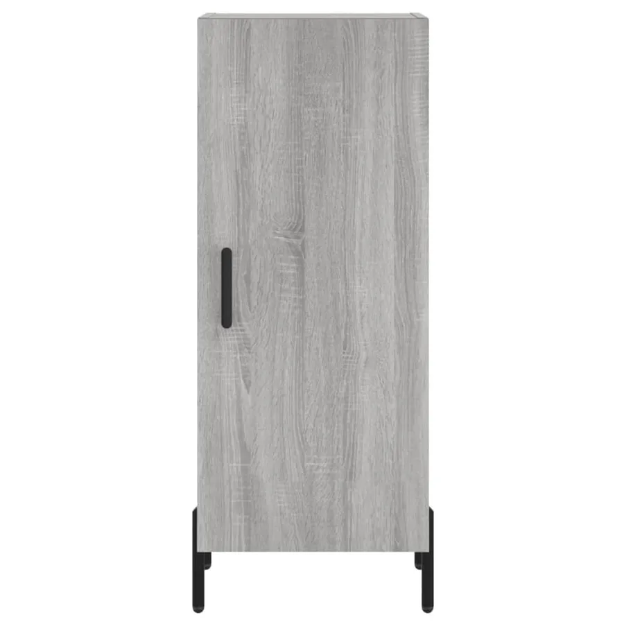 Buffet Sonoma gris 34,5x34x90 cm Bois d'ingénierie - 6