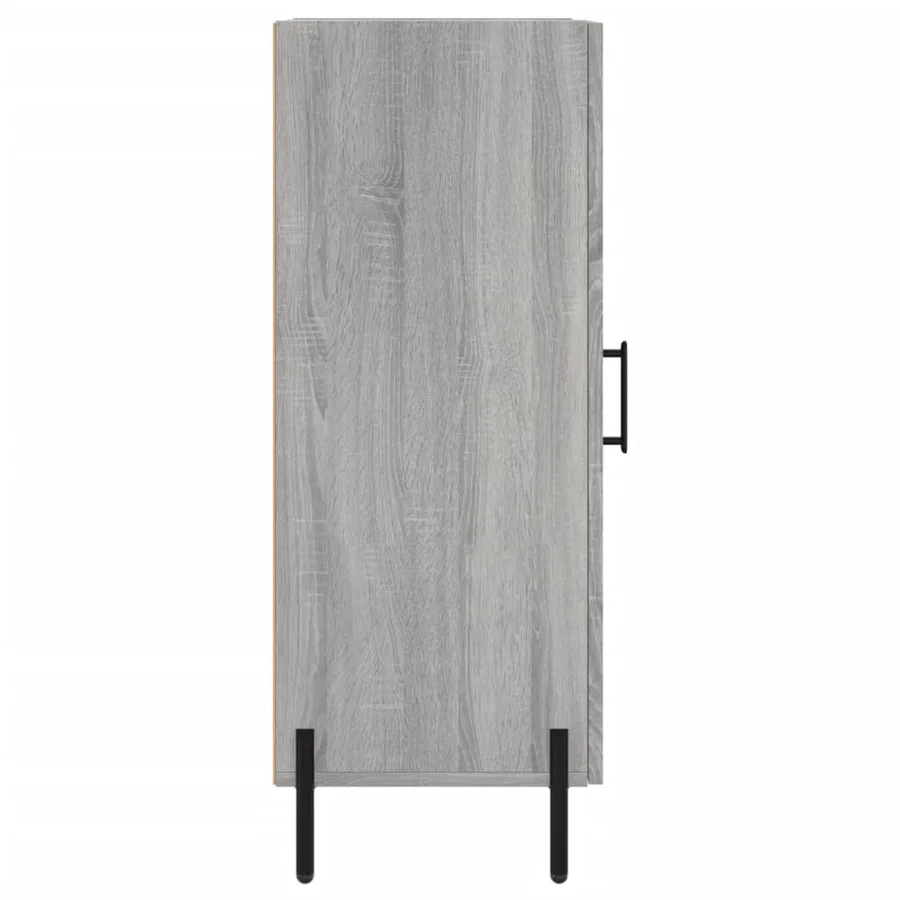 Buffet Sonoma gris 34,5x34x90 cm Bois d'ingénierie - 7