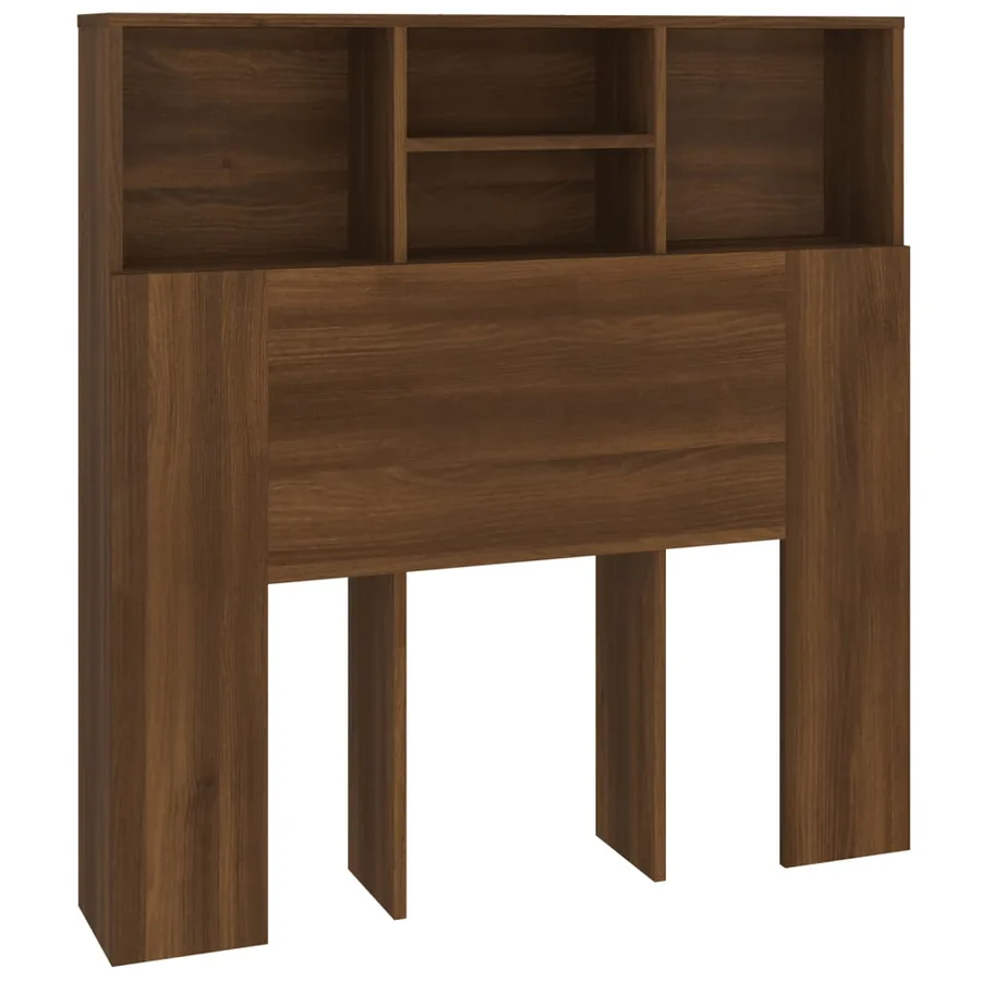 Armoire de tête de lit Chêne marron 100x19x103,5 cm - 2