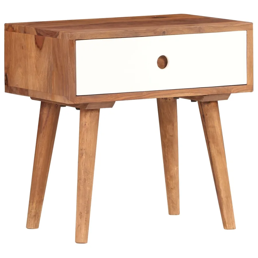 Table de chevet Bois massif de Sesham 45 x 30 x 45 cm - 10