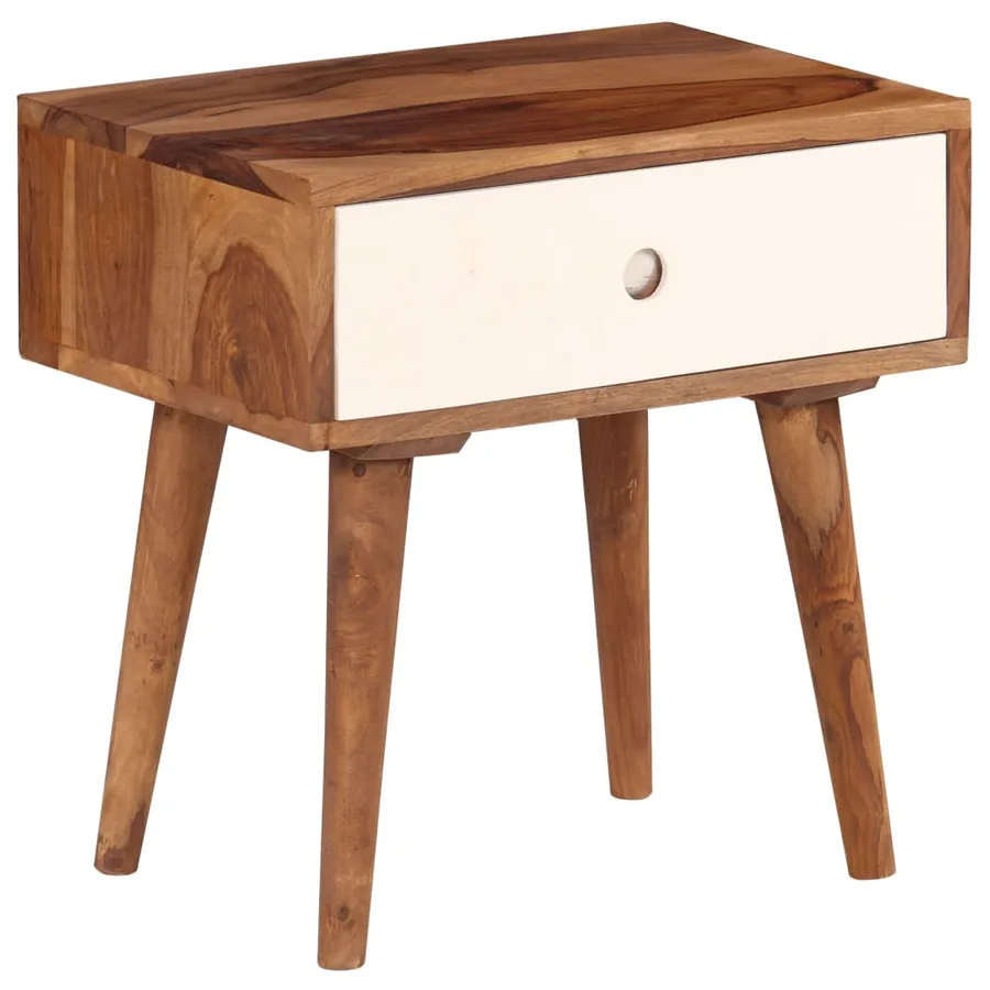 Table de chevet Bois massif de Sesham 45 x 30 x 45 cm - 11
