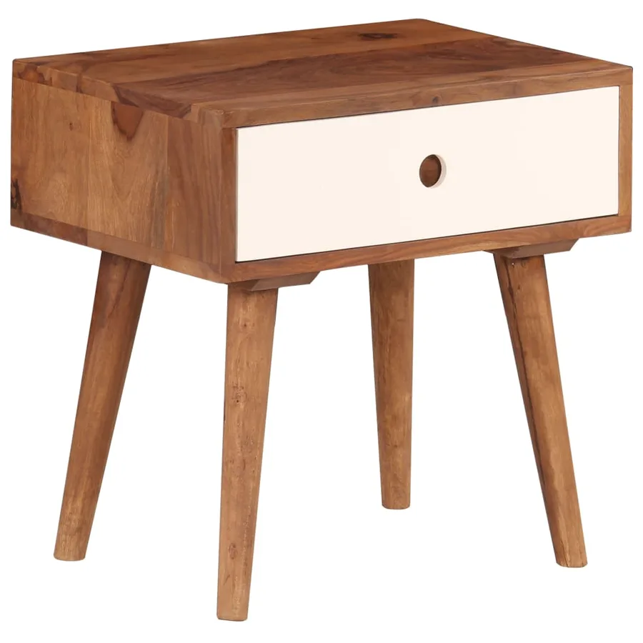 Table de chevet Bois massif de Sesham 45 x 30 x 45 cm - 12