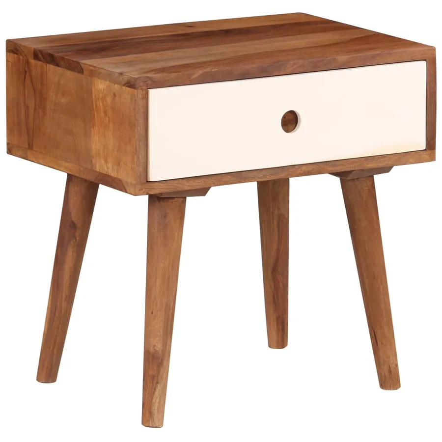 Table de chevet Bois massif de Sesham 45 x 30 x 45 cm - 13