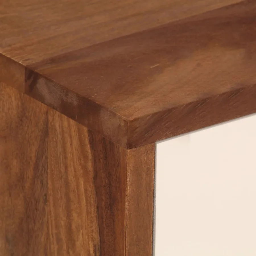 Table de chevet Bois massif de Sesham 45 x 30 x 45 cm - 5