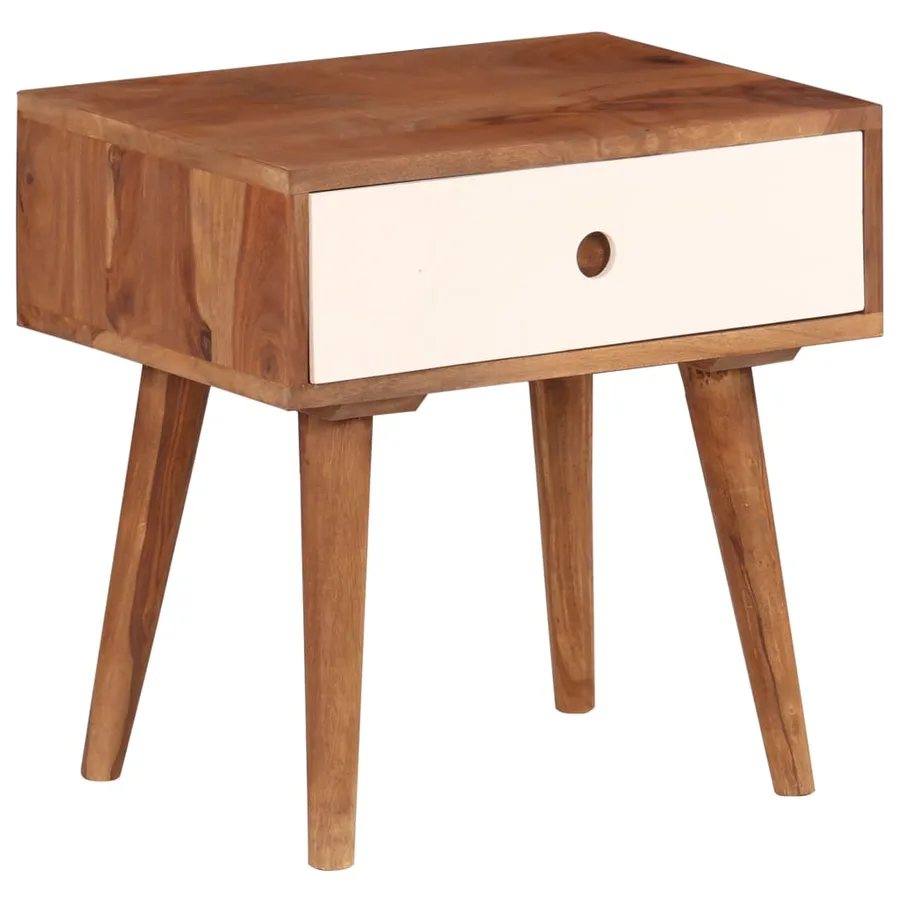 Table de chevet Bois massif de Sesham 45 x 30 x 45 cm - 9