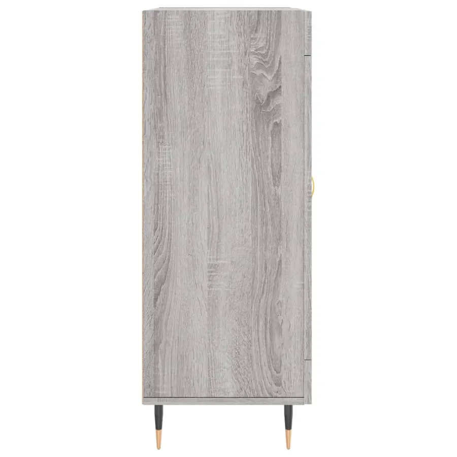 Buffet sonoma gris 69,5x34x90 cm bois d'ingénierie - 7