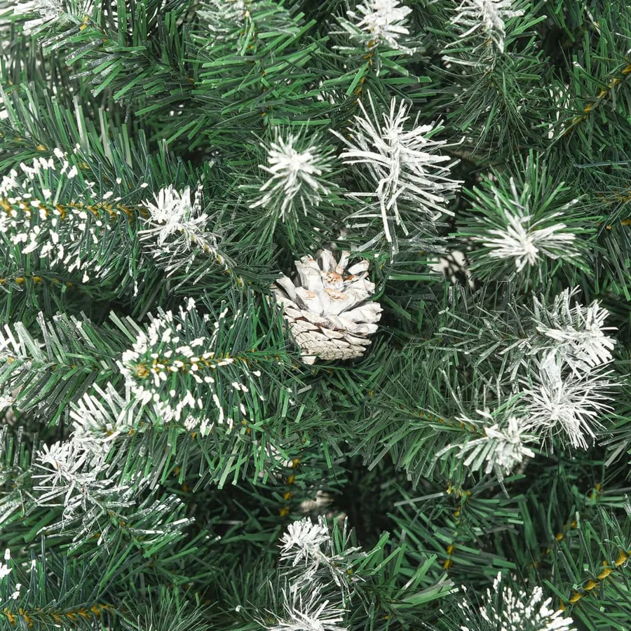 Sapin de Noël artificiel avec support 150 cm PVC - 6