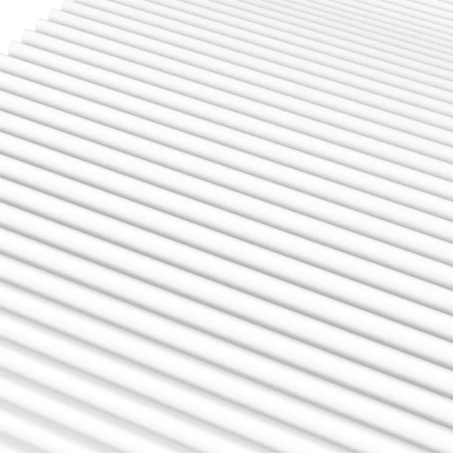 Lit de jour avec matelas crème 90x200 cm tissu - 9