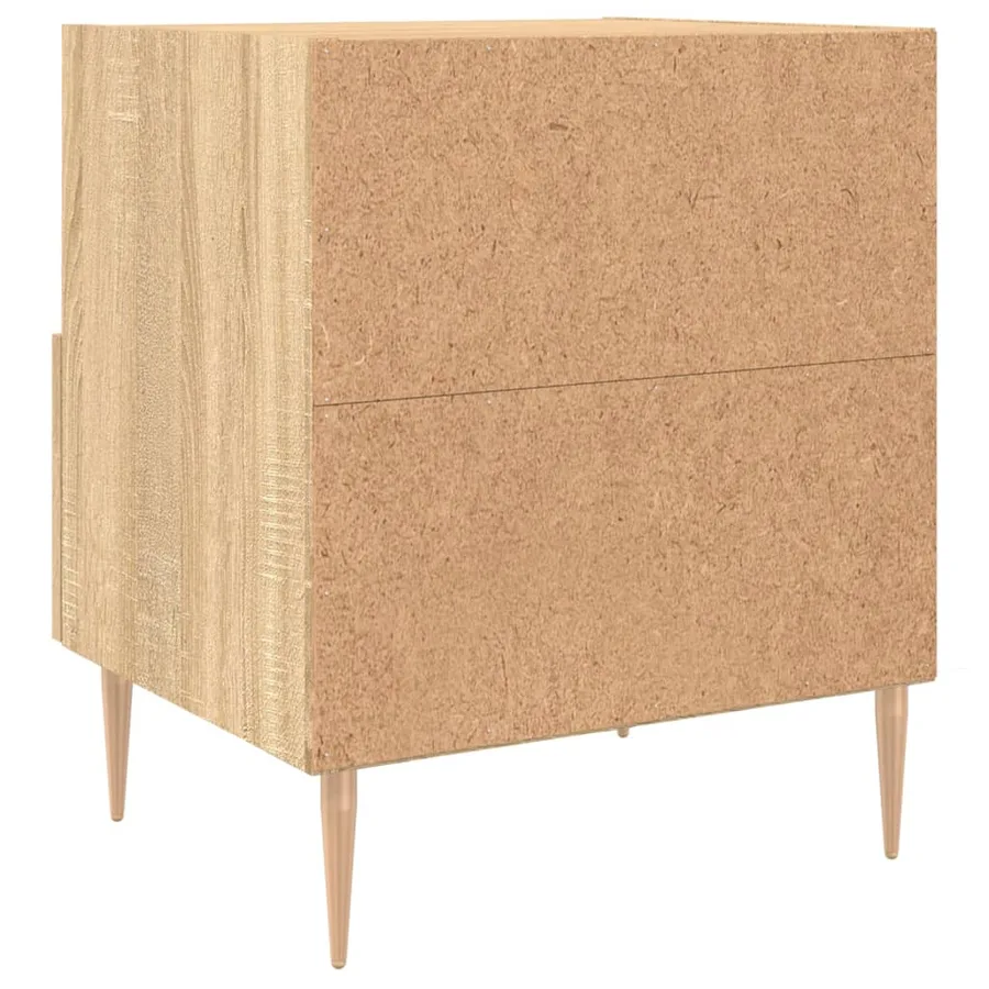 Table de chevet chêne sonoma 40x35x47,5 cm bois d’ingénierie - 6