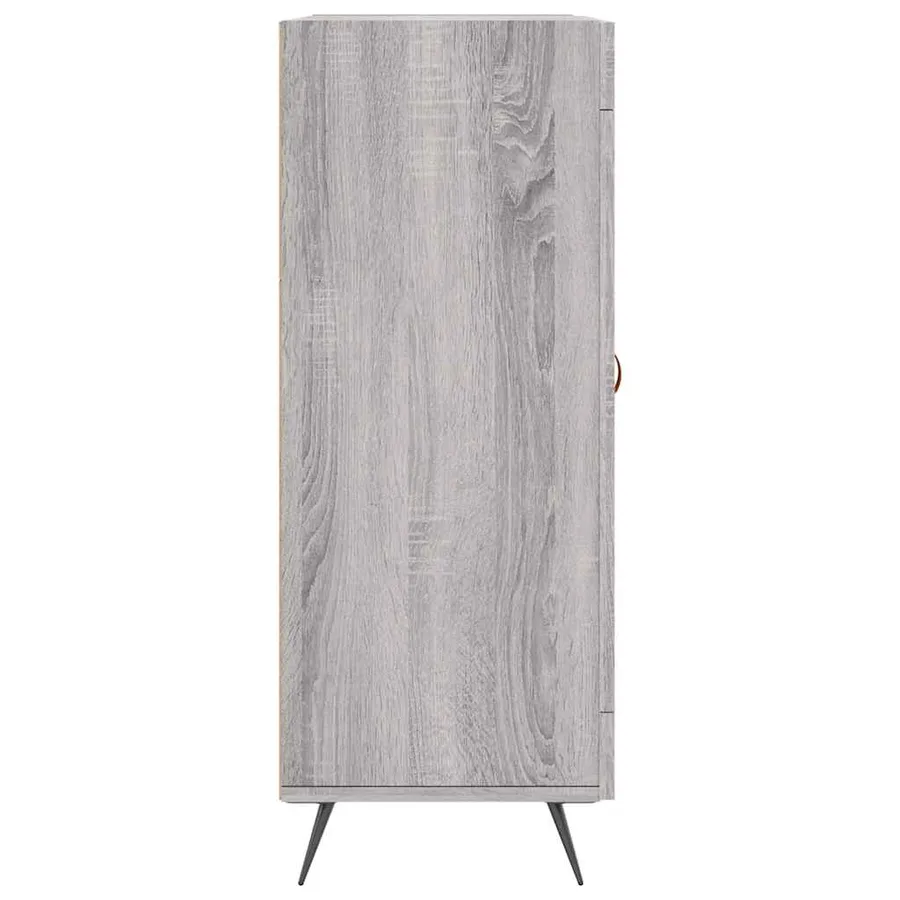 Buffet sonoma gris 69,5x34x90 cm bois d'ingénierie - 7