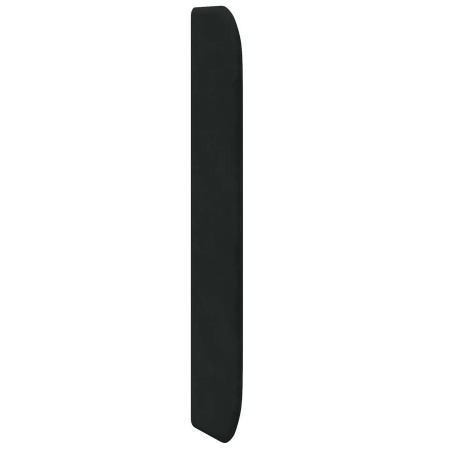 Oreille de tête de lit Noir 80 x 16 x 4 cm Velours - 5