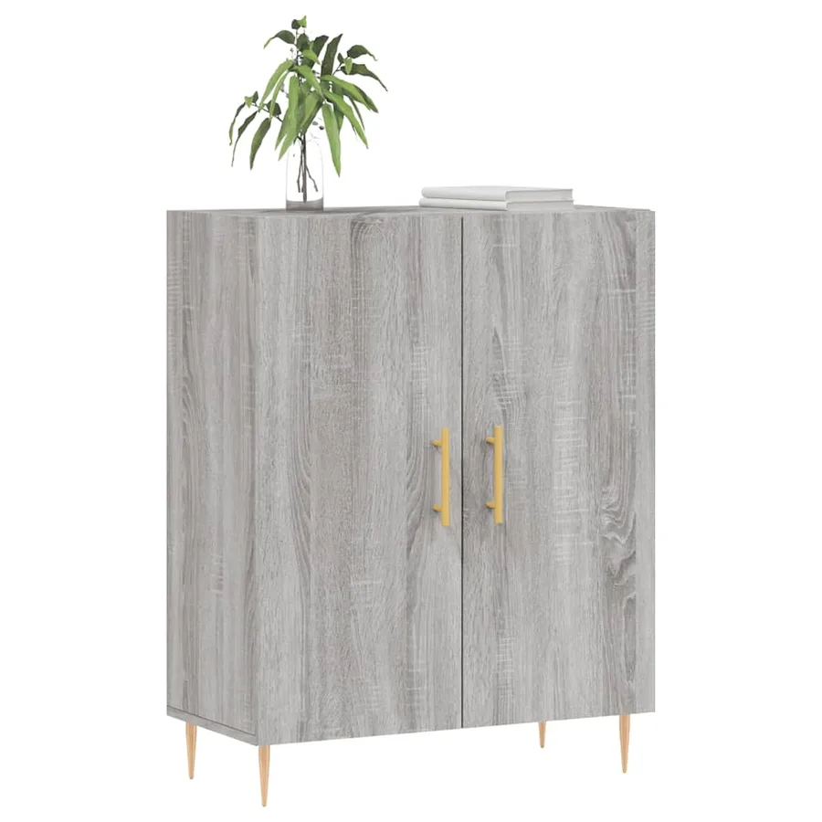Buffet sonoma gris 69,5x34x90 cm bois d'ingénierie - 3