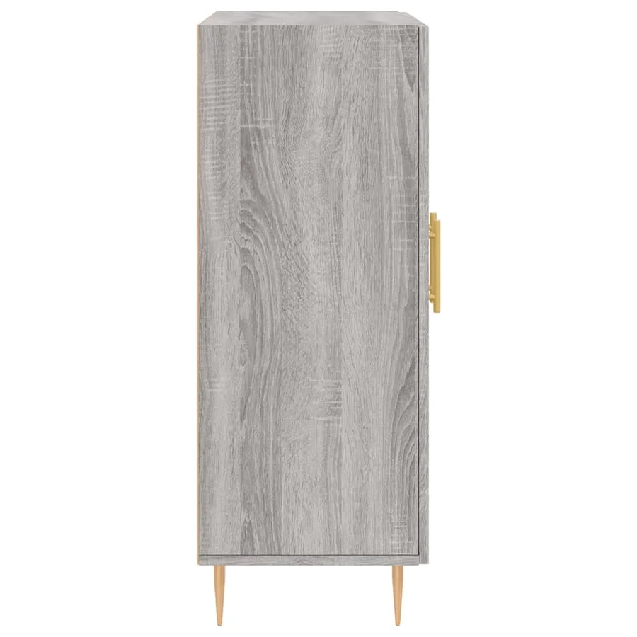 Buffet sonoma gris 69,5x34x90 cm bois d'ingénierie - 7