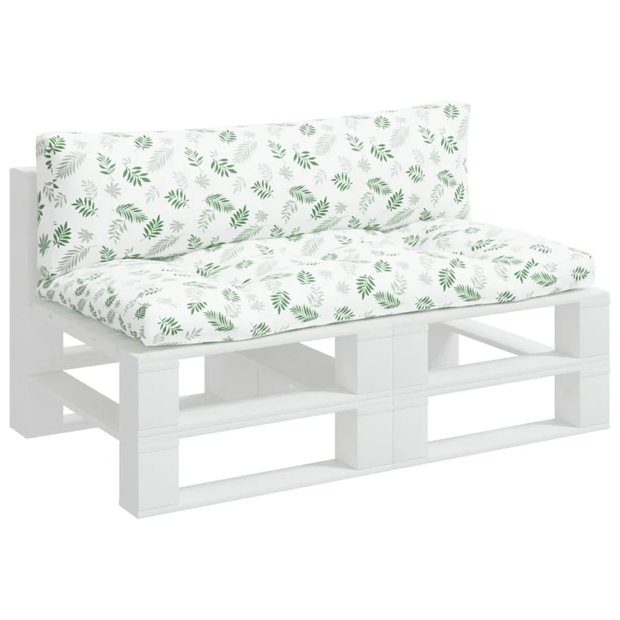 Coussins de palette lot de 2 motif de feuilles tissu Oxford - 3