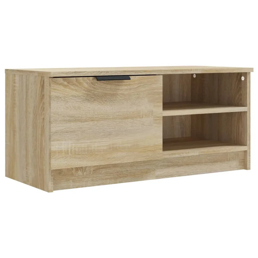 Meubles TV 2 pcs Chêne sonoma 80x35x36,5 cm Bois d'ingénierie - 6
