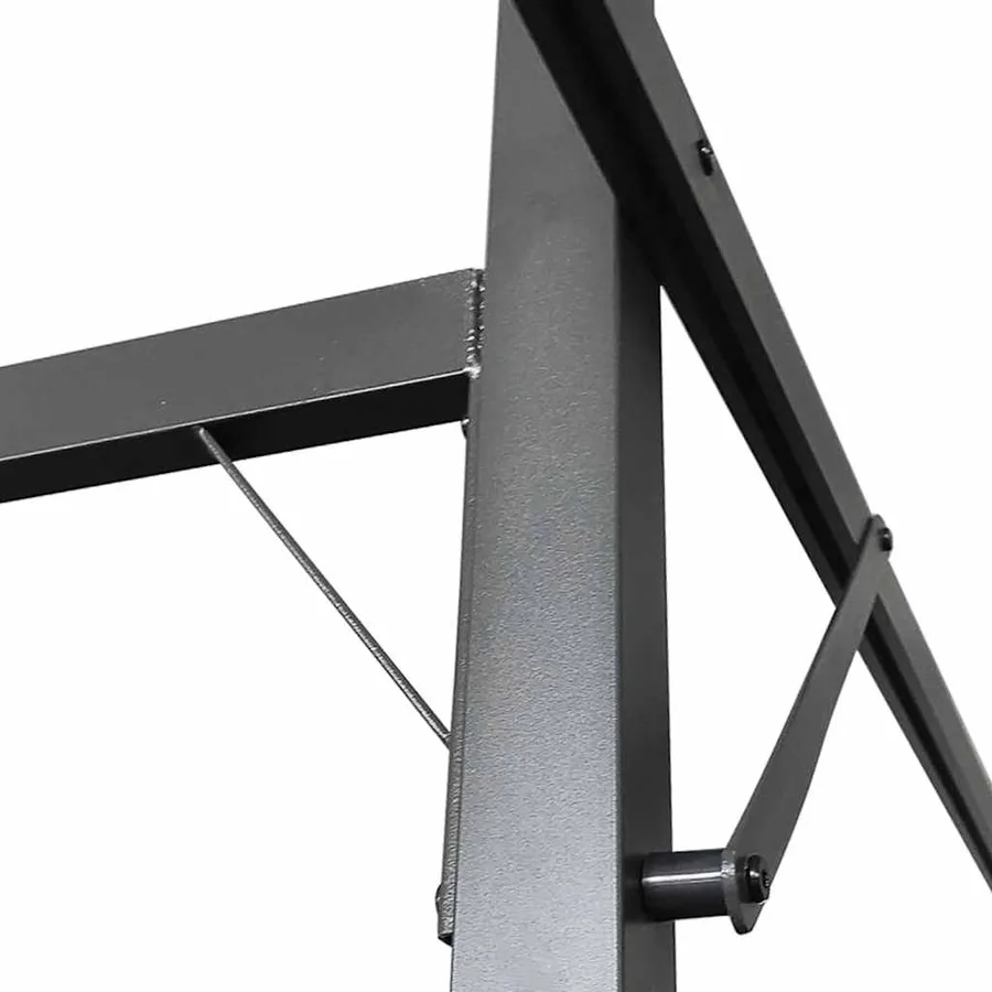 Pergola avec toit rétractable anthracite 295x292x230 cm - 7