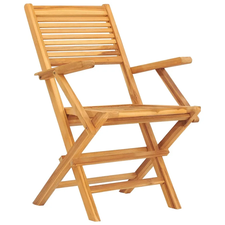 Ensemble à manger de jardin 5 pcs Bois de teck massif - 4