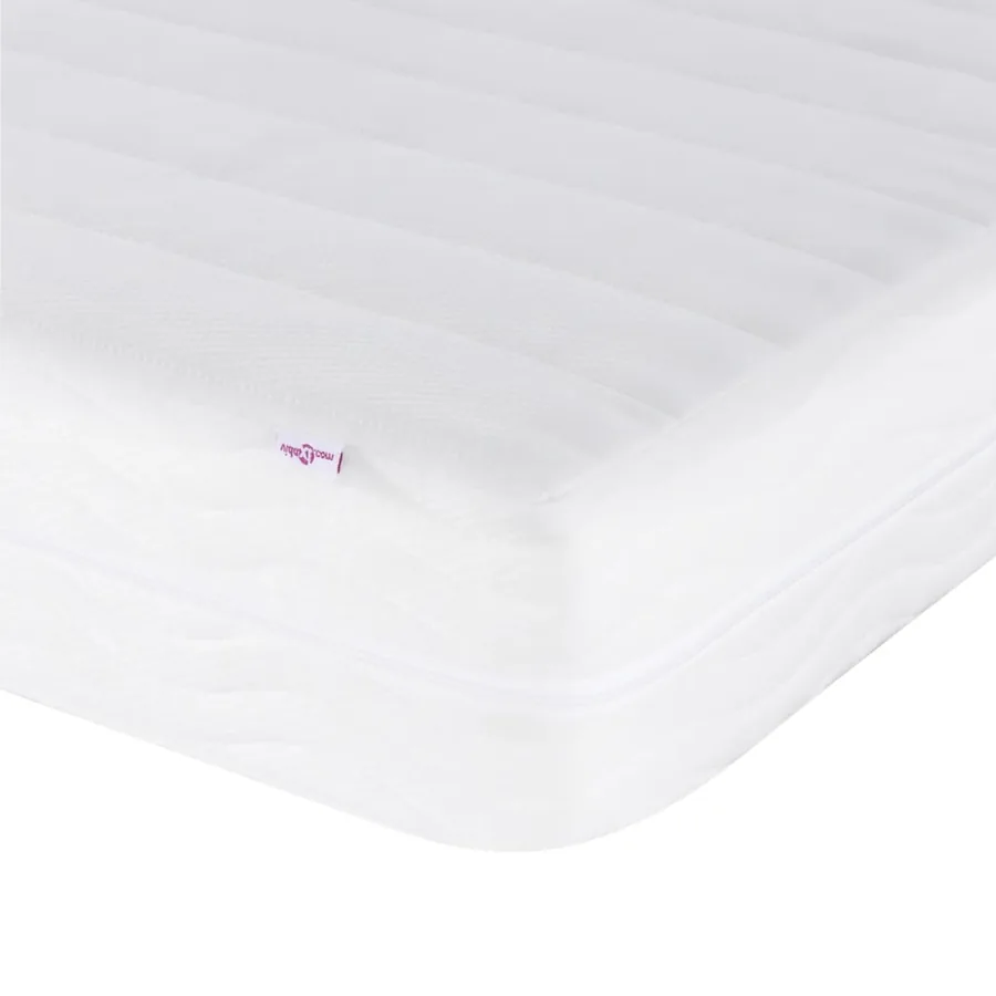 Lit de jour avec matelas rose 90x200 cm velours - 8