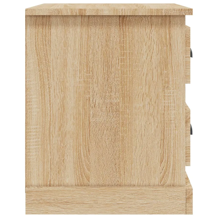 Tables de chevet 2pcs chêne sonoma 39x39x47,5cm bois ingénierie - 9