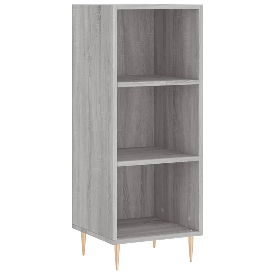Buffet sonoma gris 34,5x32,5x90 cm bois d'ingénierie - 2