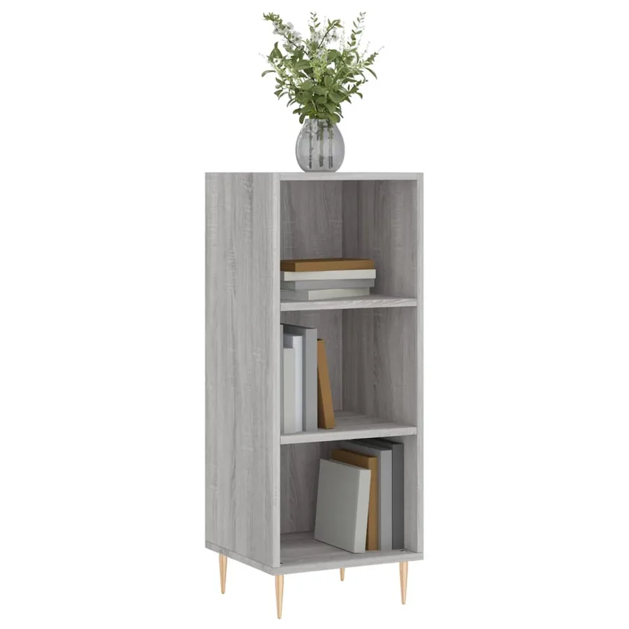 Buffet sonoma gris 34,5x32,5x90 cm bois d'ingénierie - 3