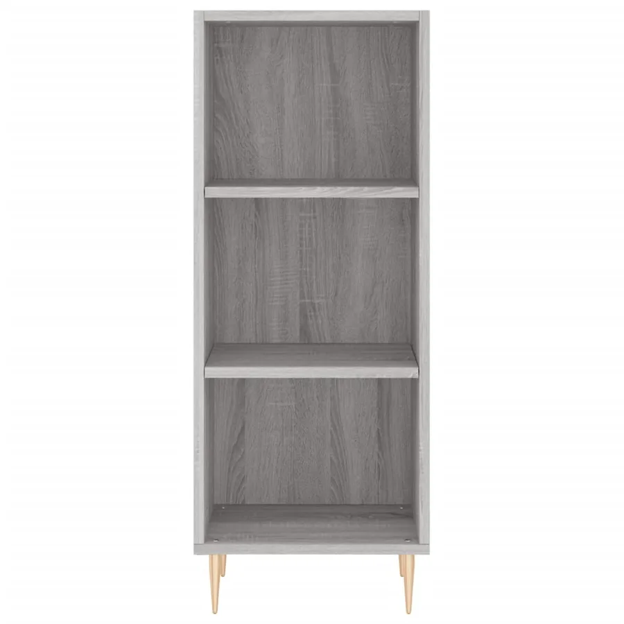 Buffet sonoma gris 34,5x32,5x90 cm bois d'ingénierie - 4