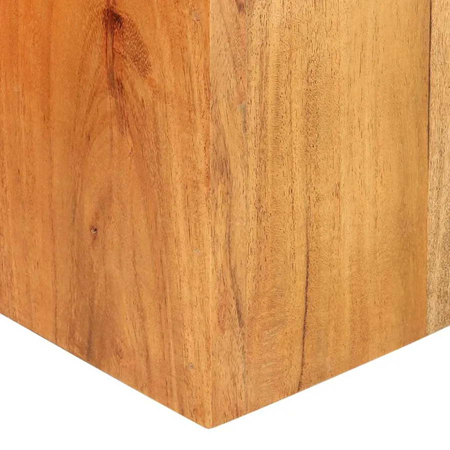 Supports pour plantes 2 pcs bois d'acacia massif - 9
