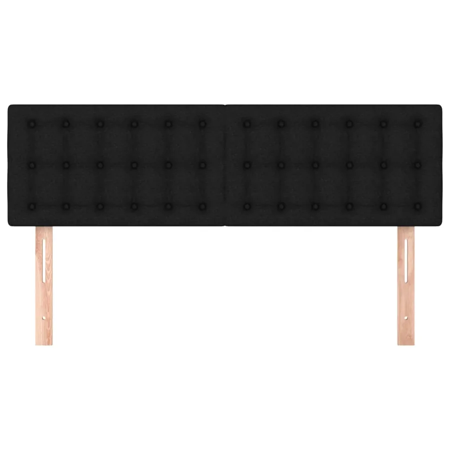 Têtes de lit Noir 144 x 5 x 78/88 cm Tissu - 3