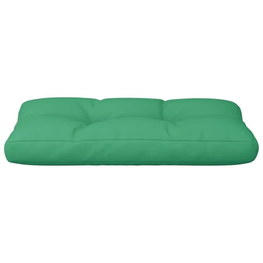 Coussin de palette vert 80x40x12 cm tissu - 5