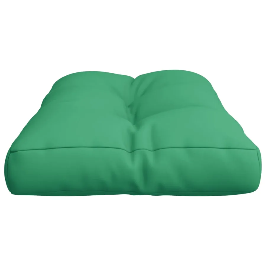 Coussin de palette vert 80x40x12 cm tissu - 6