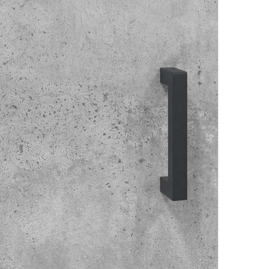 Armoires murales 2 pcs gris béton bois d'ingénierie - 10