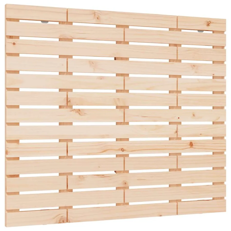 Tête de lit murale 126x3x91,5 cm Bois massif de pin - 2