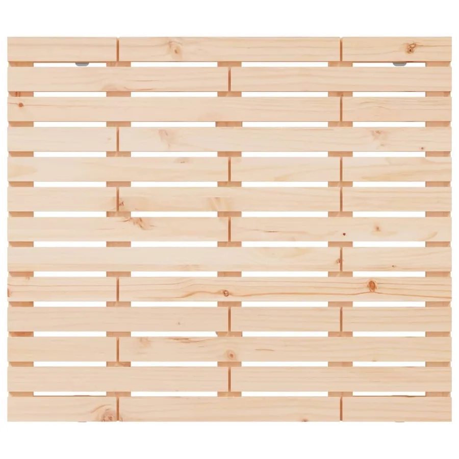 Tête de lit murale 126x3x91,5 cm Bois massif de pin - 4
