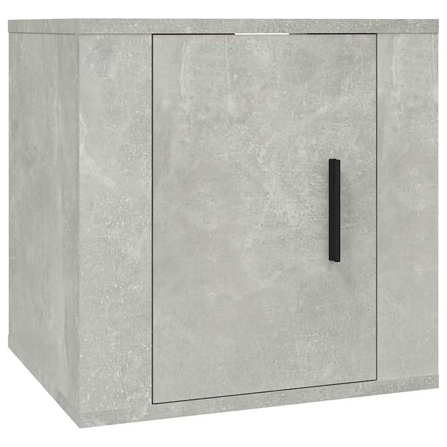 Ensemble de meubles TV 8 pcs Gris béton Bois d'ingénierie - 5