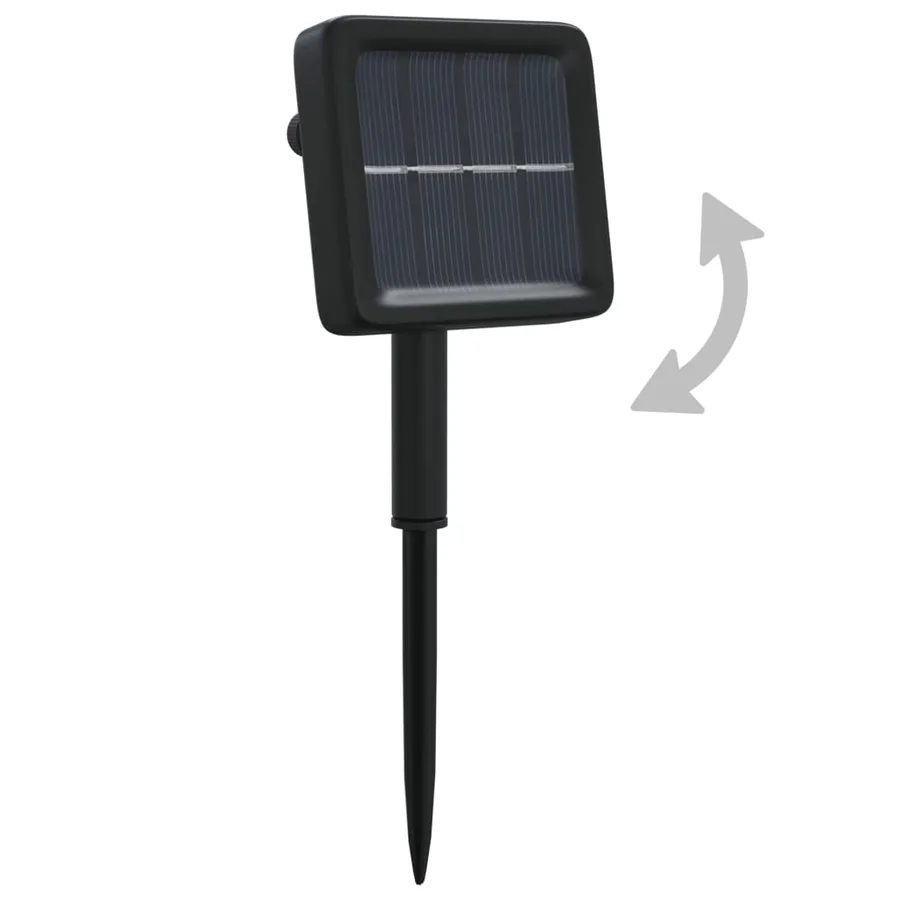 Lampes solaires 5 pcs 5x200 LED Bleu Intérieur Extérieur - 9