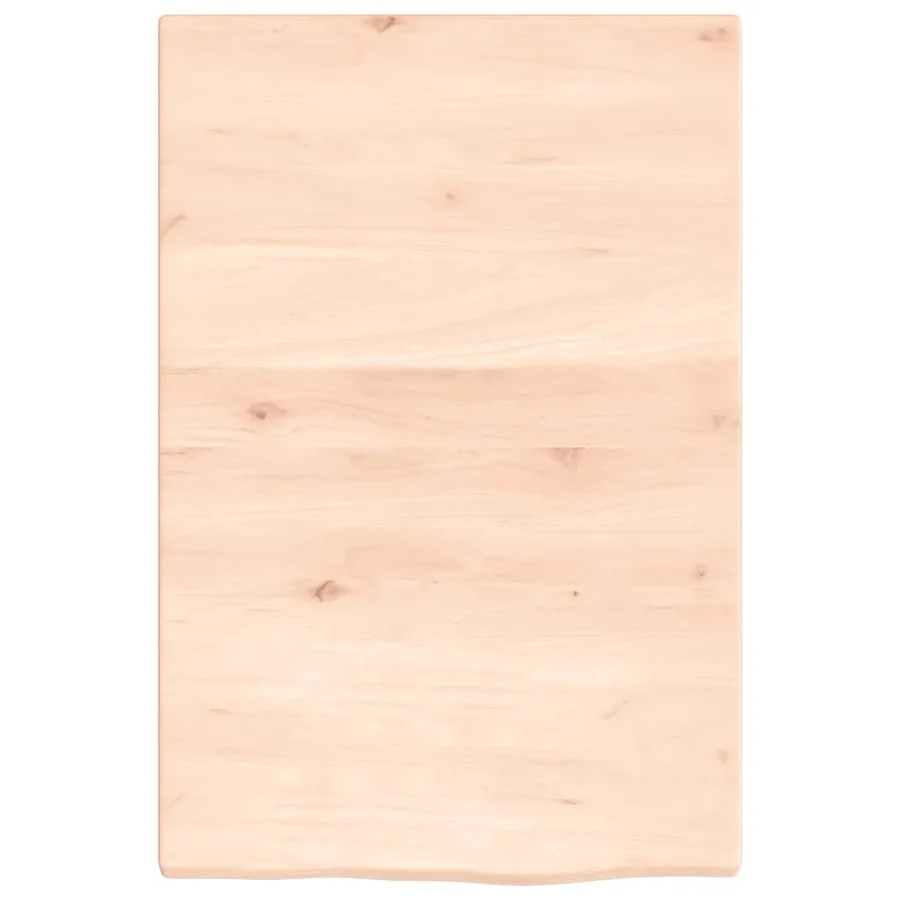Étagère murale 40x60x2 cm bois de chêne massif non traité - 4