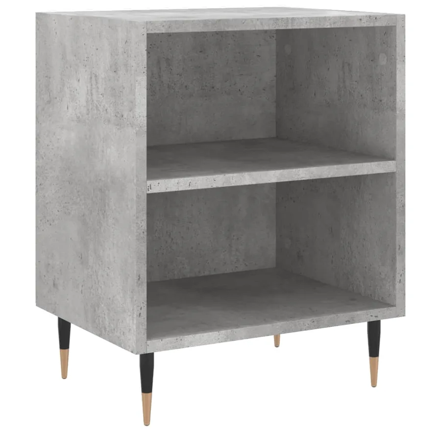 Tables de chevet 2 pcs gris béton 40x30x50 cm bois d'ingénierie - 4